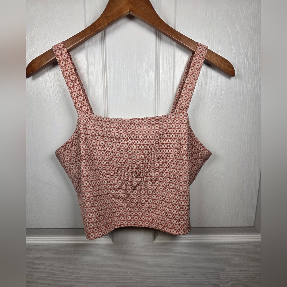Alter’d State Retro Floral Crop Top Small Made in USA